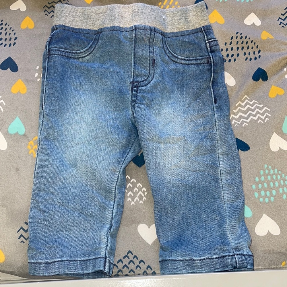 Baby Jeans 3-6 Month Stretchy Waistband